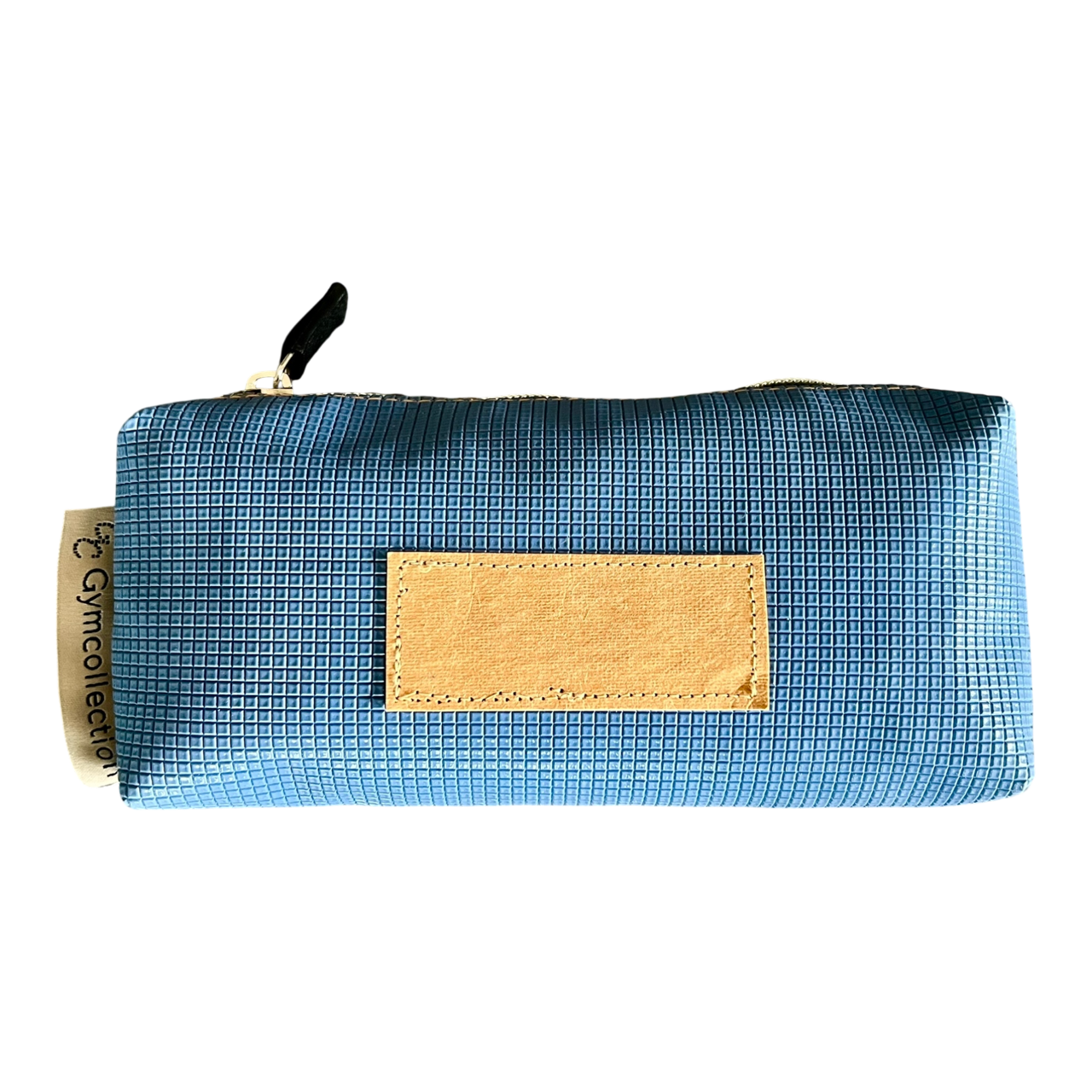 Etui Turnmattenstoff blau & Name