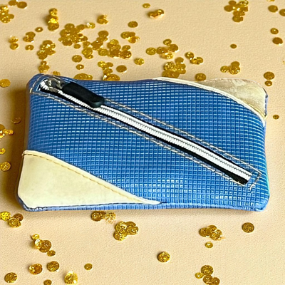 Portemonnaie aus Turnmatte & Leder
