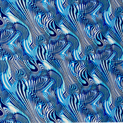 521 Linien Zebra blau