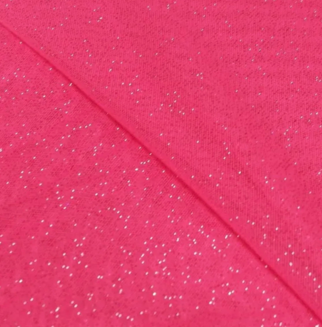 705 Netz Glitter pink