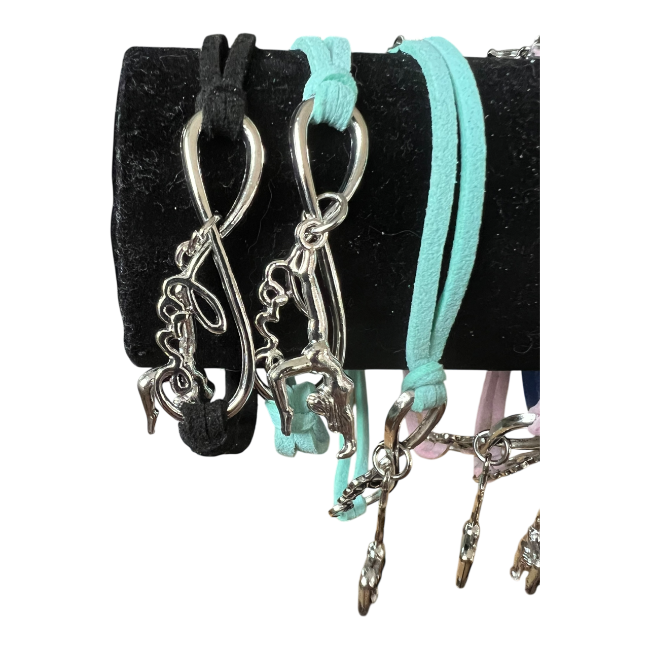 Armband mit Turnerin Charms