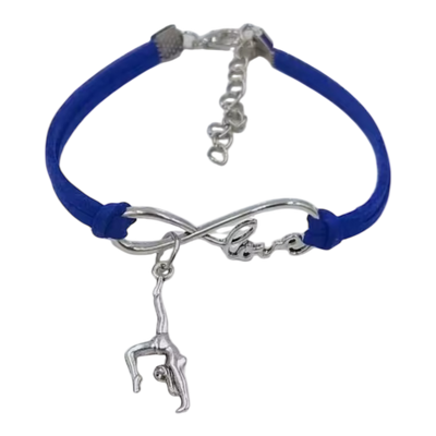 Armband mit Turnerin Charms