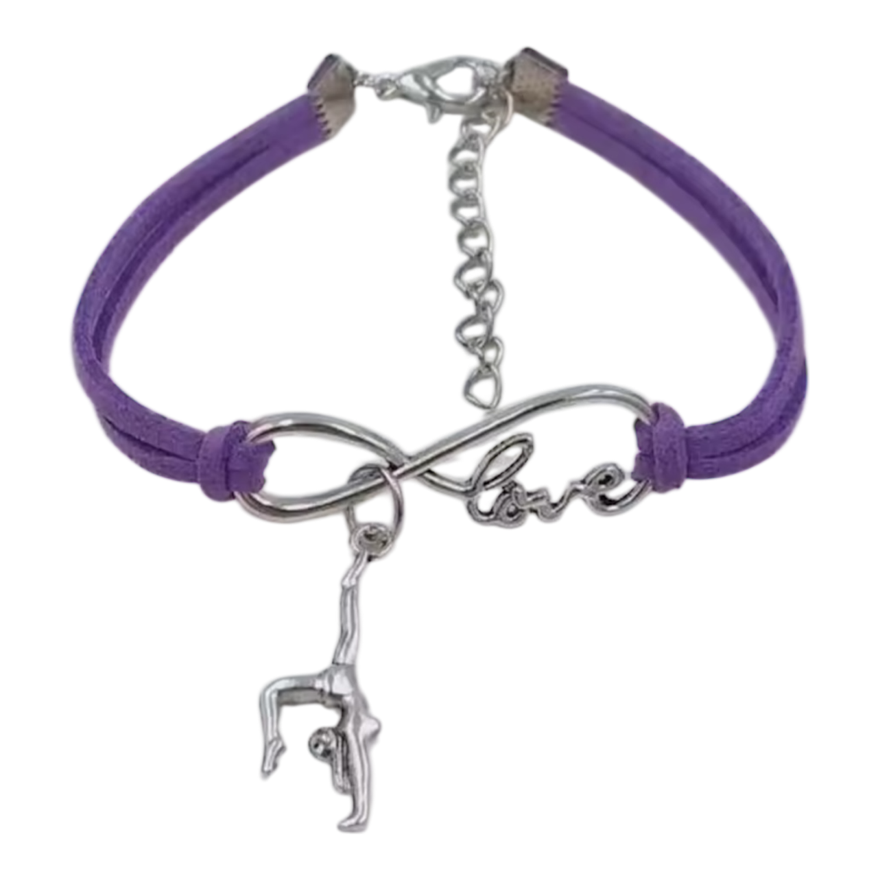 Armband mit Turnerin Charms