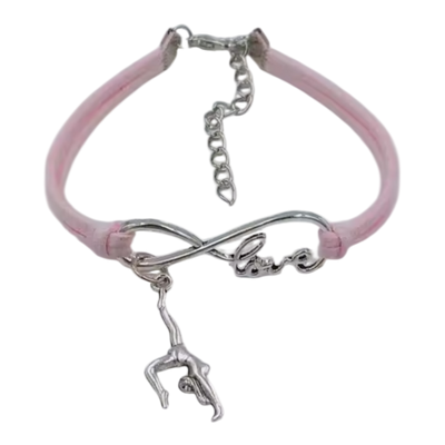 Armband mit Turnerin Charms