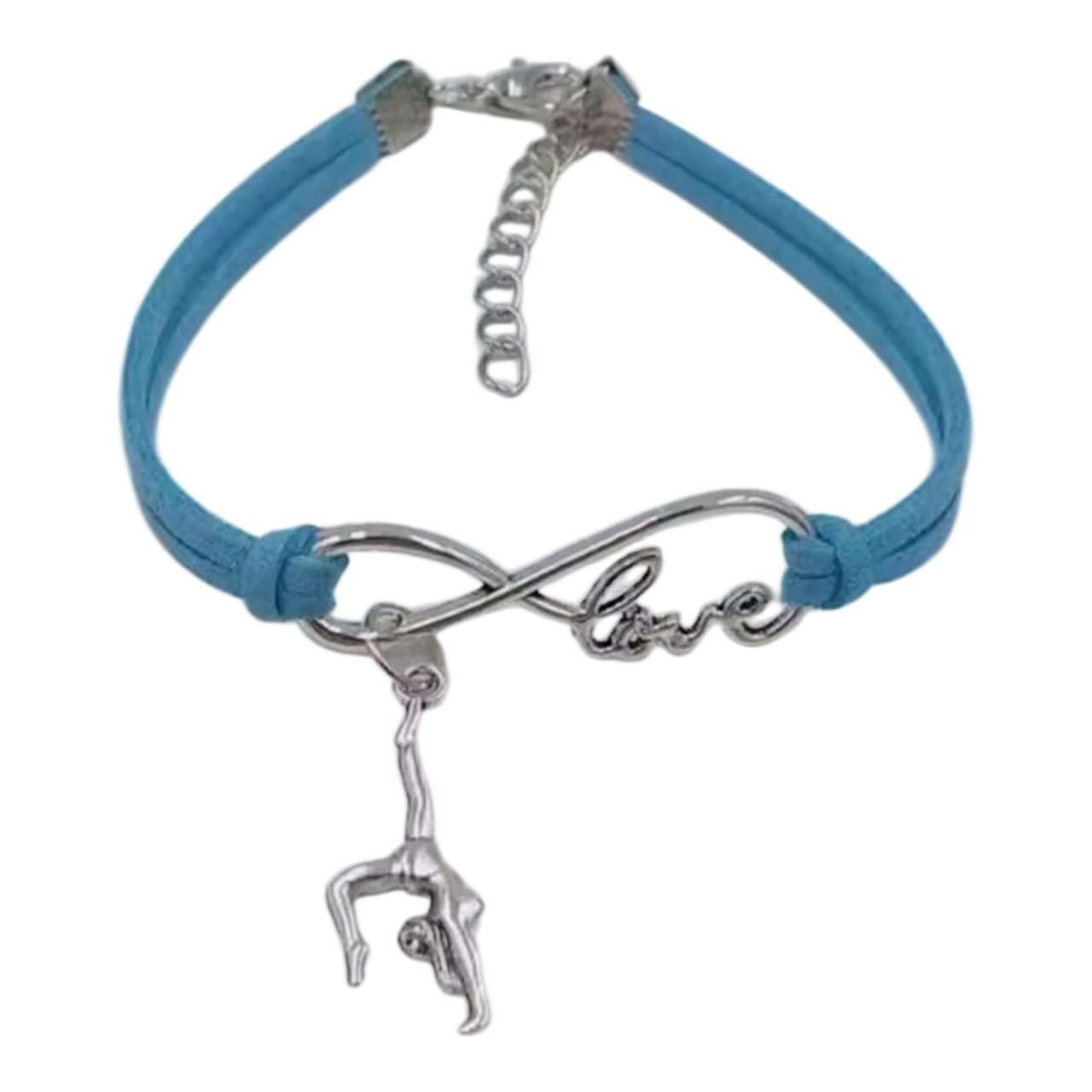 Armband mit Turnerin Charms