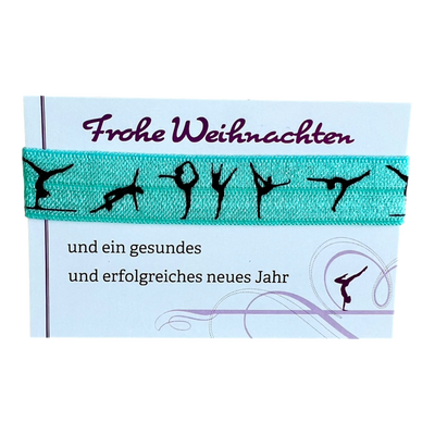 Haargummi mit Turnerinnen - Weihnachten
