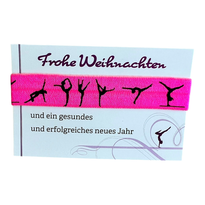 Haargummi mit Turnerinnen - Weihnachten