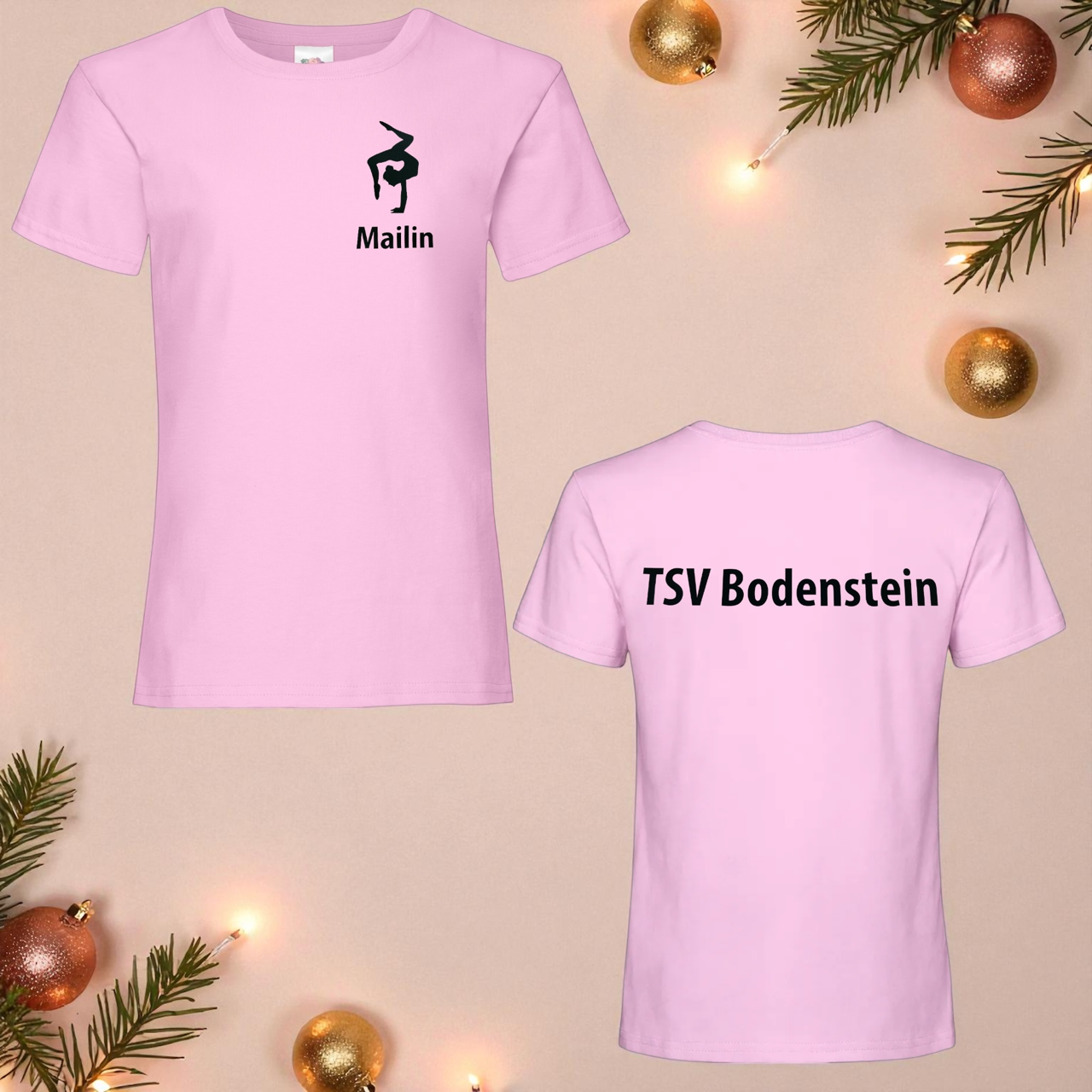 Vereinsshirts rosa aus Baumwolle - Sonderpreis 2025