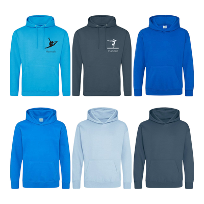 Vereins-Hoodies bedruckt Blau