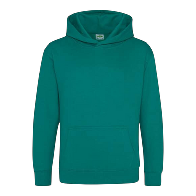 Vereins-Hoodies bedruckt Grün Türkis