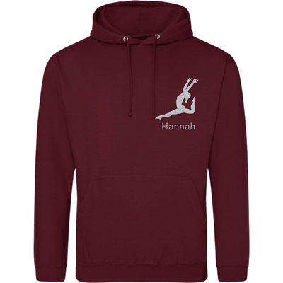 Hoodie bordeaux - Turnerin & Name