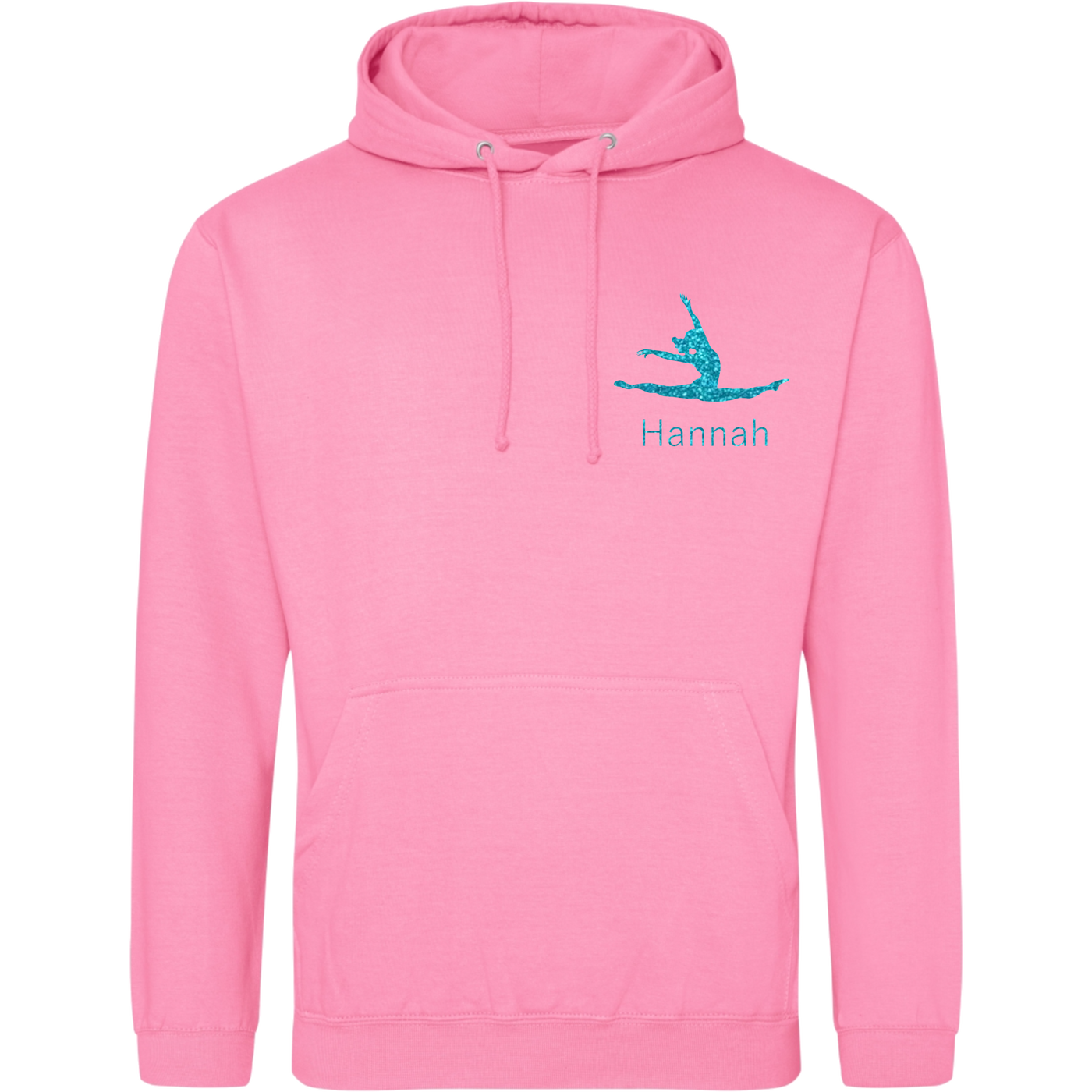 Hoodie pink - Turnerin & Name