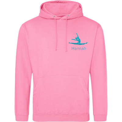 Hoodie pink - Turnerin & Name