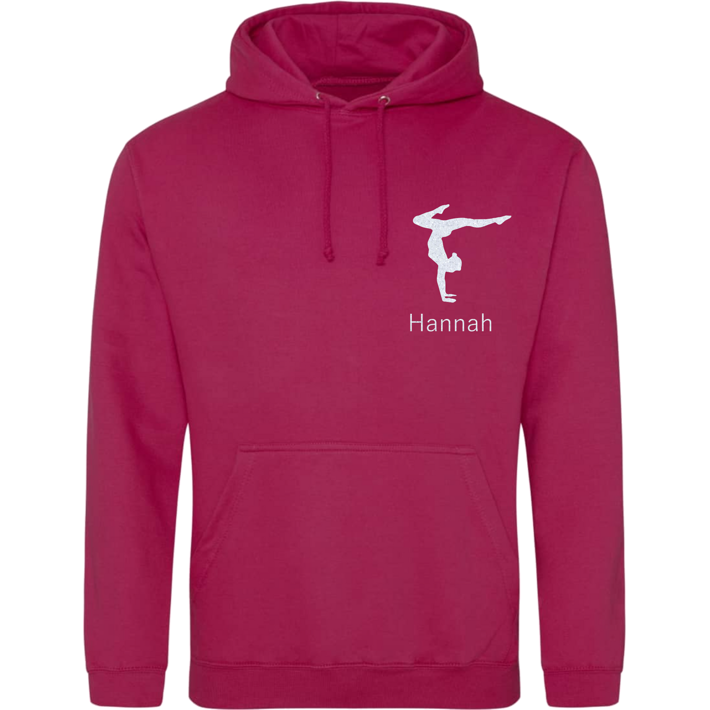 Hoodie cranberry - Turnerin & Name