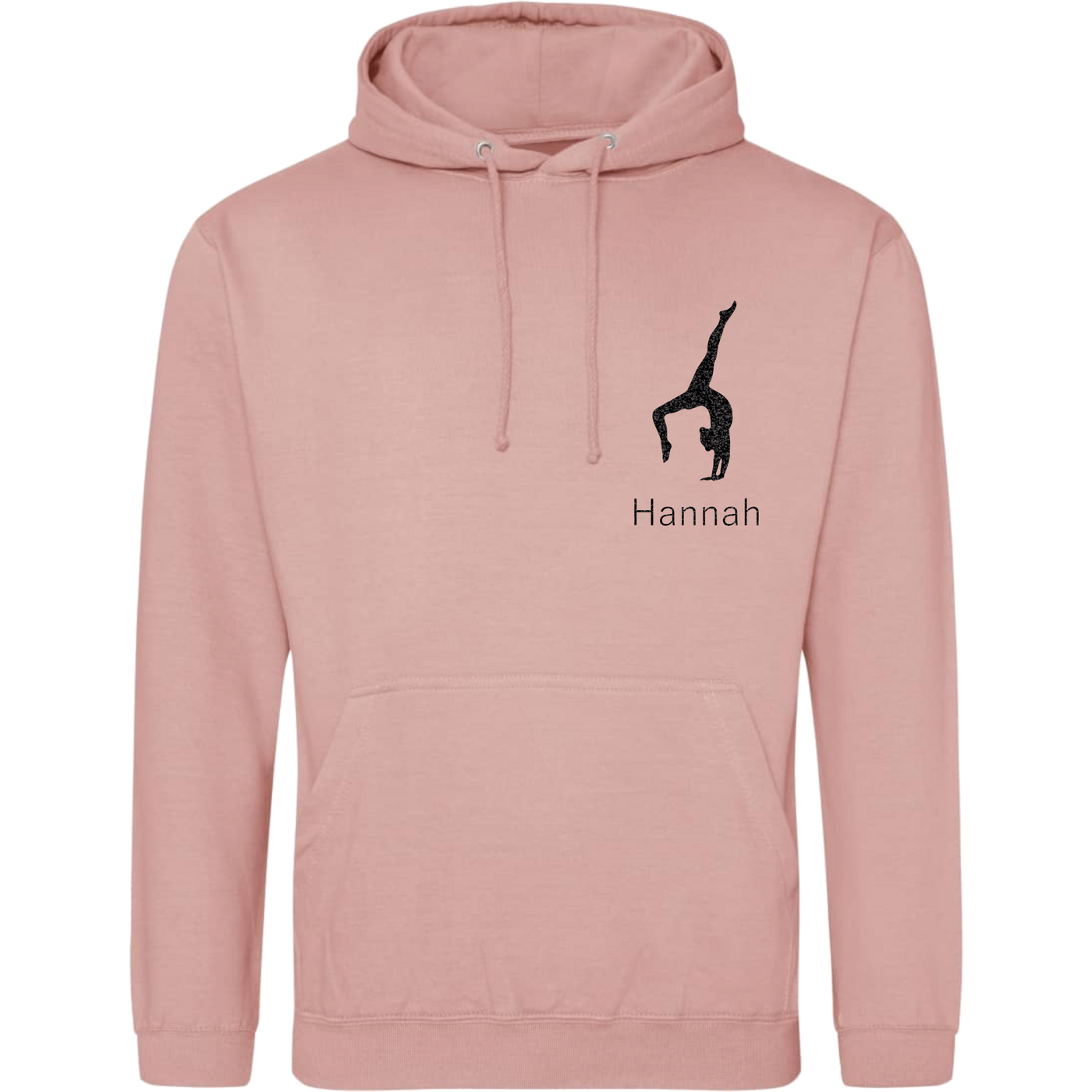 Hoodie puderrosé - Turnerin & Name