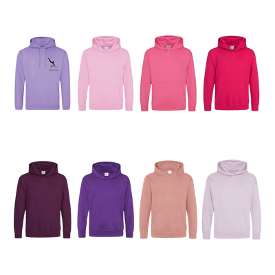 Vereins-Hoodies bedruckt Rosa Lila