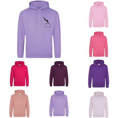 Vereins-Hoodies bedruckt Rosa Lila