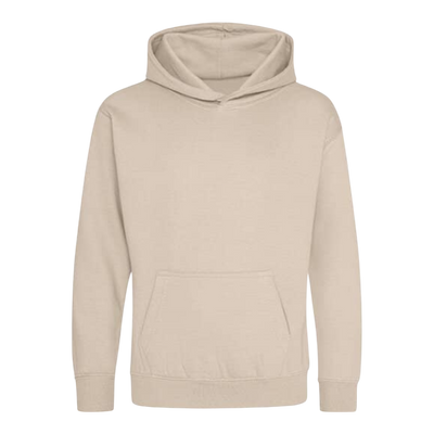 Vereins-Hoodies bedruckt Naturtöne