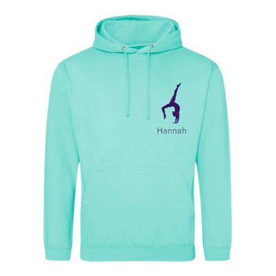 Vereins-Hoodies bedruckt Grün Türkis
