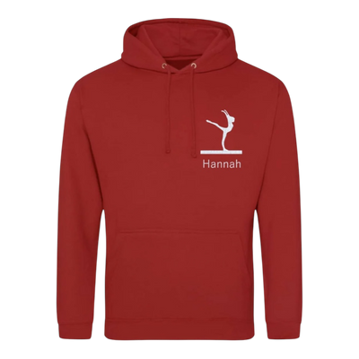 Vereins-Hoodies bedruckt Rot Gelb Orange