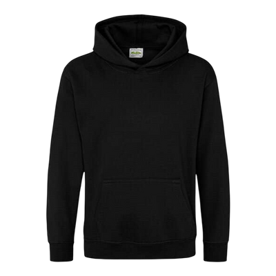 Vereins-Hoodies bedruckt Schwarz Weiß Grau