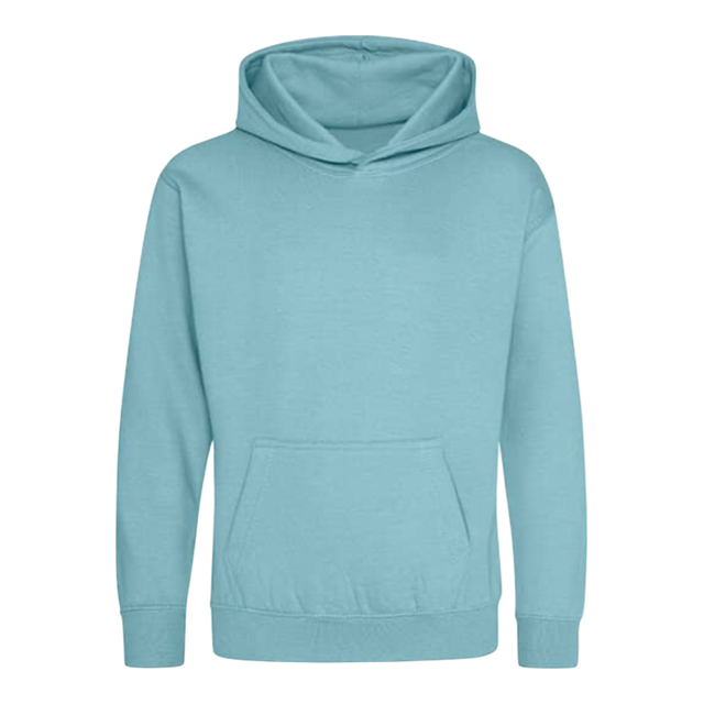 Vereins-Hoodies bedruckt Grün Türkis