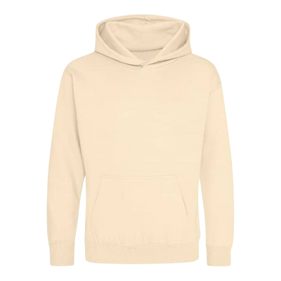 Vereins-Hoodies bedruckt Naturtöne