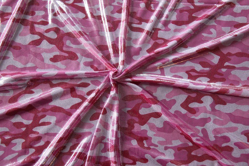 285 Lycra Hochglanz Camouflage rosa