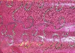 207 Lycra Linien rosa silber