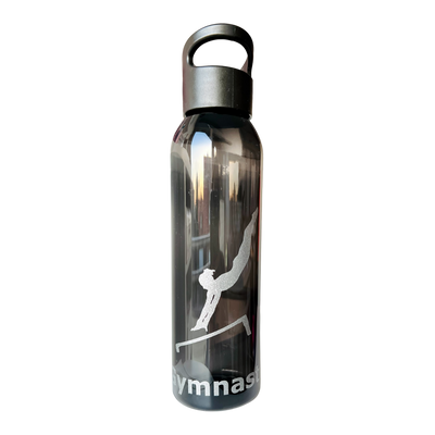 Trinkflasche schwarz transparent