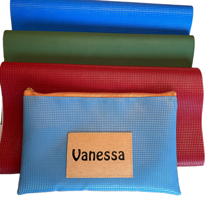 Mäppchen Turnmattenstoff grün