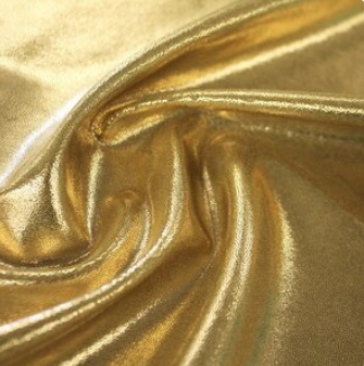 42 Lycra shine metallic gold
