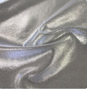 18 Lycra shine metallic silber